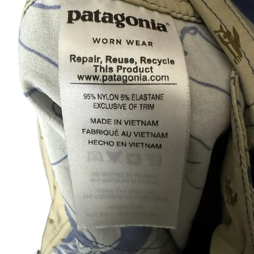 Patagonia Printed Wavefarer Board Shorts Men's 36